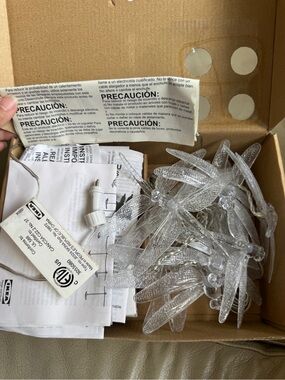 IKEA SKINA dragonfly string light